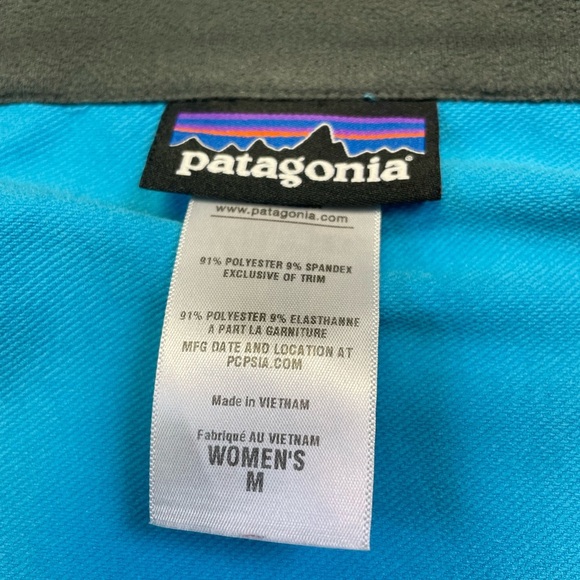 Patagonia Simple Guide Hoody Jacket Coat Women’s Size Medium Zip Up Curacao Blue - Picture 12 of 12